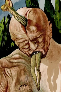 Salvador Dali, Luzifer, 1964, Original Holzschnitt