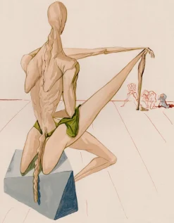 Salvador Dali, Minos, 1964, Original Holzschnitt