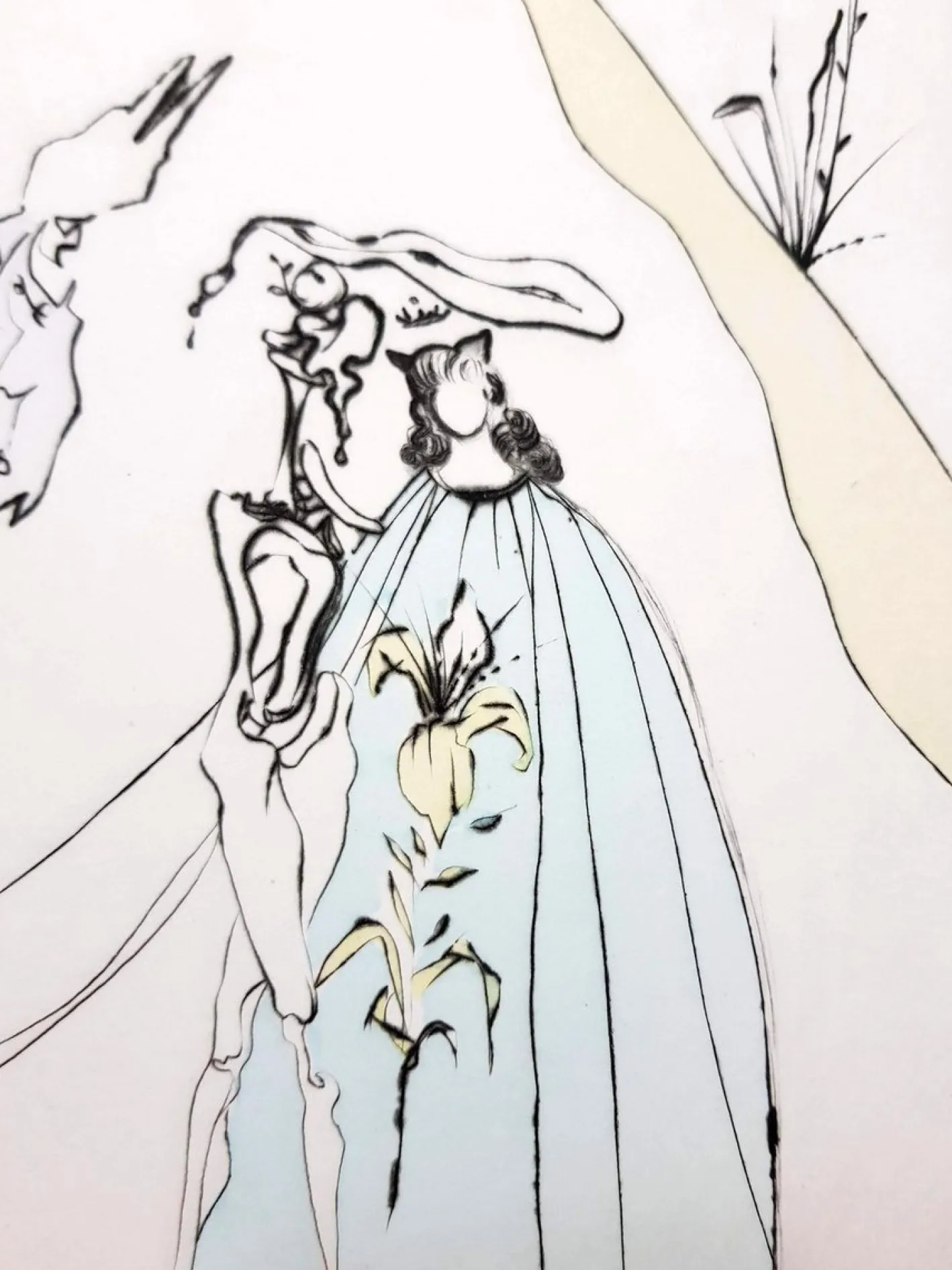 Salvador Dali - The Sacred Love of Gala - Signierte originale Radierung 1974