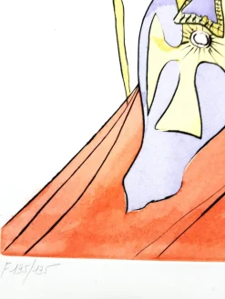 Salvador Dali - The Sacred Love of Gala - Signierte originale Radierung 1974