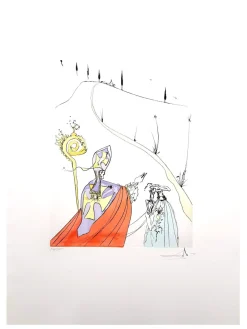 Salvador Dali - The Sacred Love of Gala - Signierte originale Radierung 1974