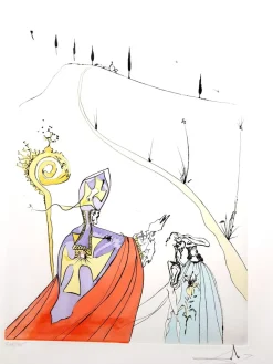 Salvador Dali - The Sacred Love of Gala - Signierte originale Radierung 1974