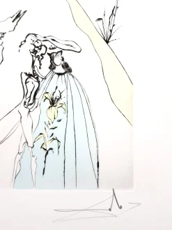 Salvador Dali - The Sacred Love of Gala - Signierte originale Radierung 1974