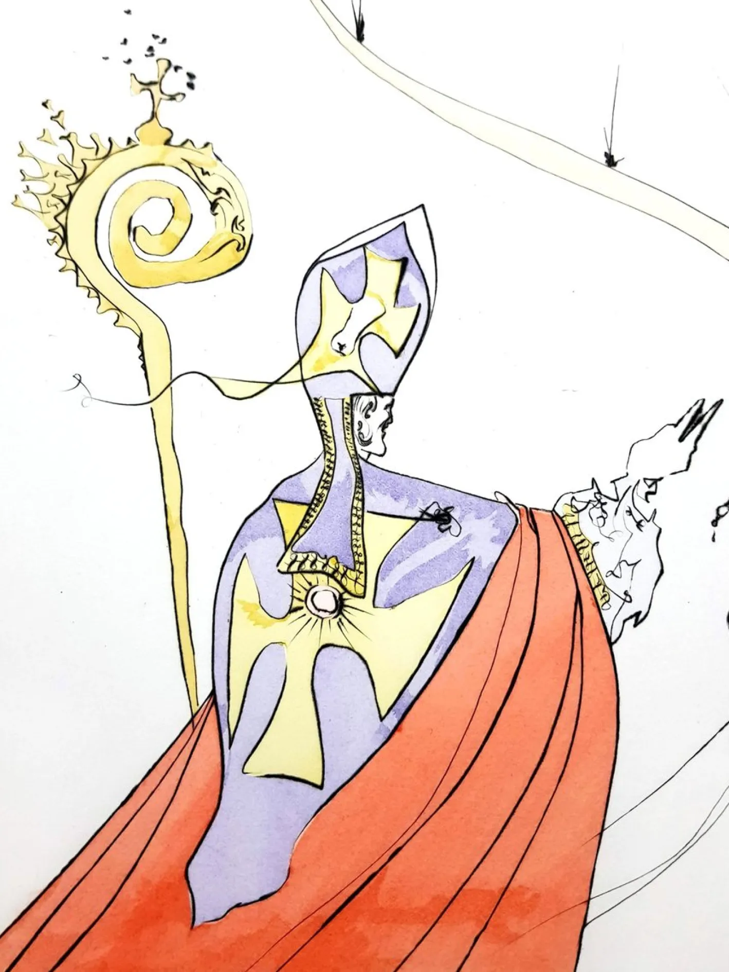 Salvador Dali - The Sacred Love of Gala - Signierte originale Radierung 1974