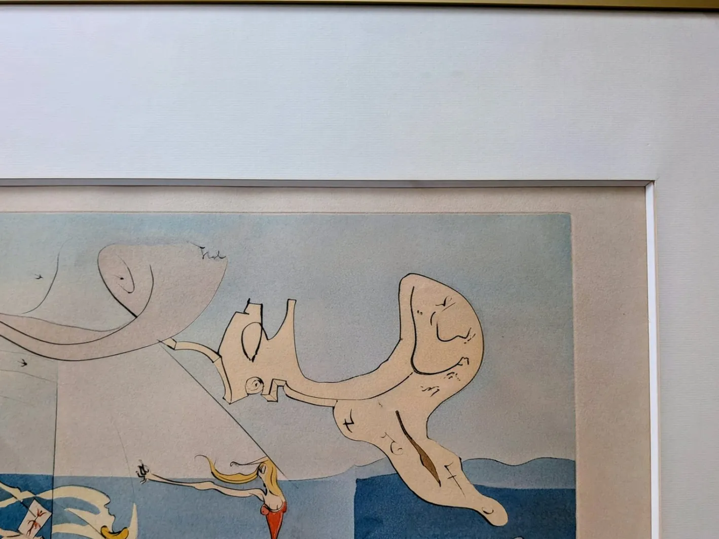 Salvador Dali, the Sewing Machine, 1975, Radierung