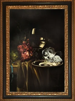 Salvatore Marinelli, Italienisches Stillleben, 2007, Öl auf Leinwand, Gerahmt