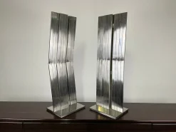 Salvatore Messina, Refractions, 1960er, Stahl, 2er Set