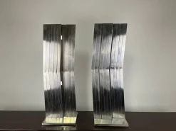 Salvatore Messina, Refractions, 1960er, Stahl, 2er Set