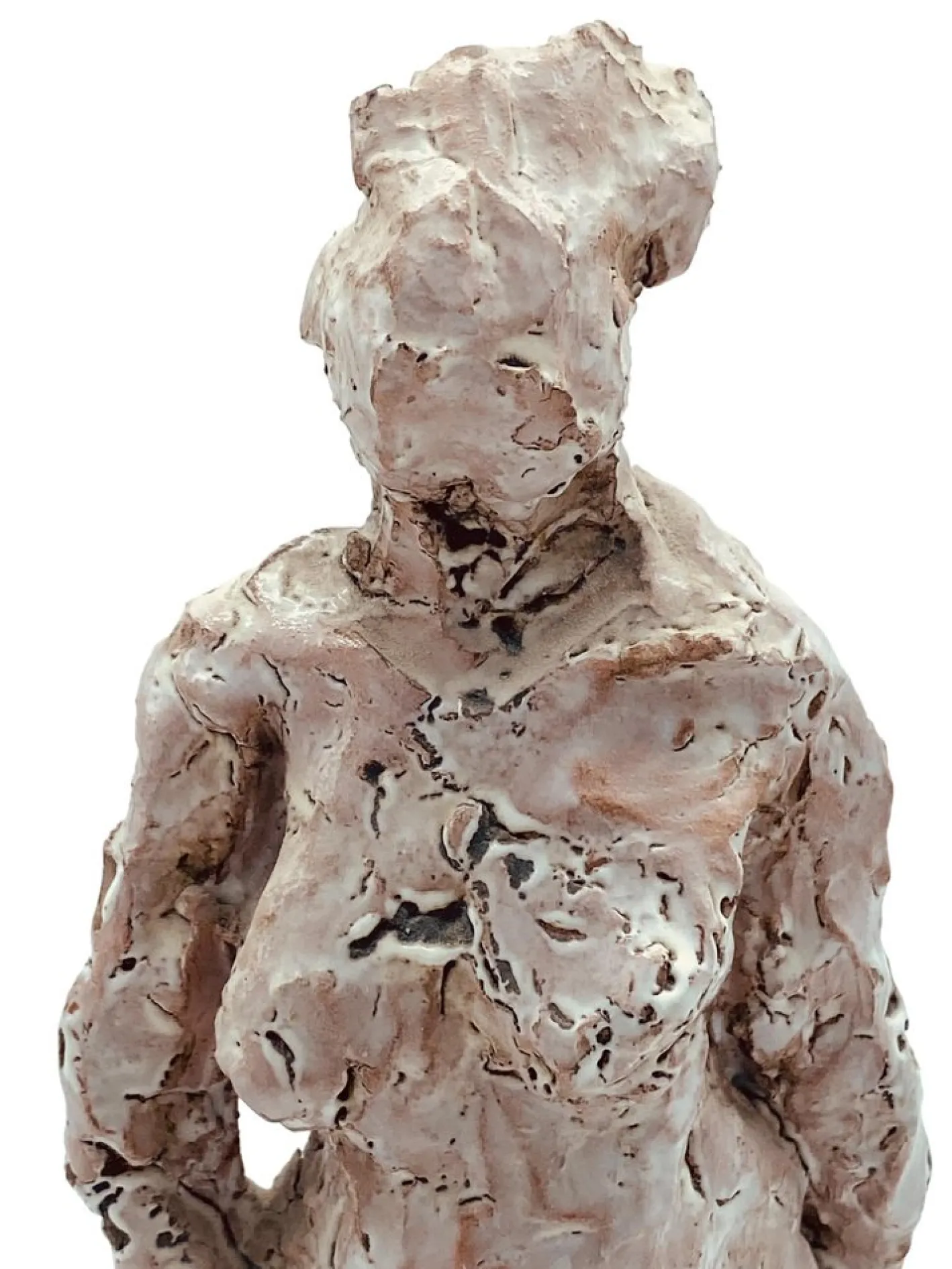 Salvatore Vitagliano, Venus Pudica, Glasierte Terrakotta, 1970er