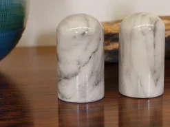 Salz- und Pfefferstreuer aus Carrara Marmor, 1970er