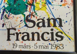 Sam Francis, Plakat Lithografie, 1983