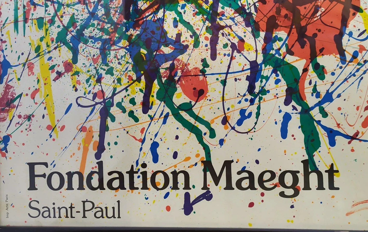 Sam Francis, Plakat Lithografie, 1983