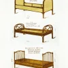 Satz von Nr. 2 Betten von Thonet, 1879