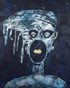 Sax Berlin, Cry for Freedom, the Promise of America, 2023, Öl und Acryl auf Leinwand