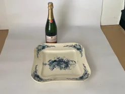 Schale aus Fayence mit Blumendekor von Terre De Fer, Frankreich, 19. Jh.