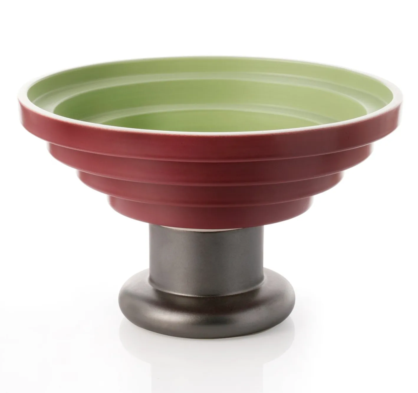 Schale mit Fuß von Ettore Sottsass für Bitossi