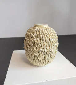 Schamotte Vase von Gunnar Nylund für Rörstrand, 1960er