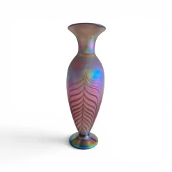 Schillernde Vase im Jugendstil von Johann Loetz Witwe, Böhmen, 1900