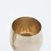 Schlichte Kelchgläser aus Silber, 2er Set