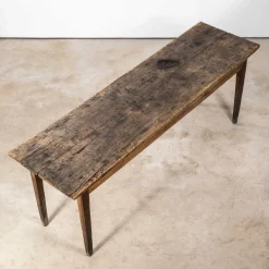Schmaler französischer Farmhaus Tisch, 1940er