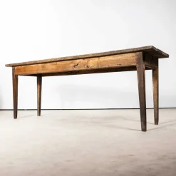 Schmaler französischer Farmhaus Tisch, 1940er