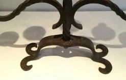 Schmiedeeisen Kerzenständer, 4er Set
