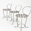 Schmiedeeiserne Gartenstühle, Italien, 1950er, 6 . Set