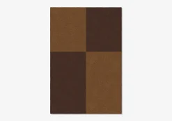 Schokoladenbrauner Teppich von Marqqa