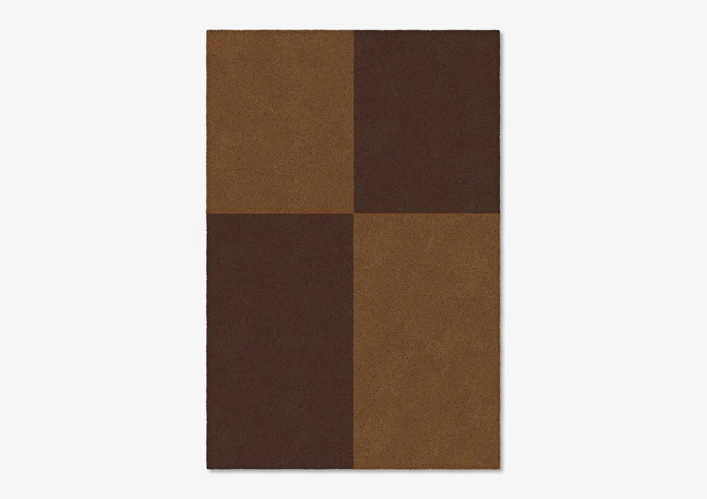 Schokoladenbrauner Teppich von Marqqa