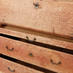 Schrank Sekretär mit Original Gemälde, 1837