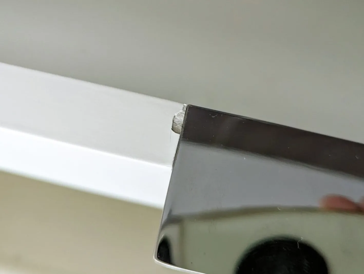 Schreibtisch aus Glas, lackiertem Holz & verchromtem Metall von Gallotti e Radice, 1990er