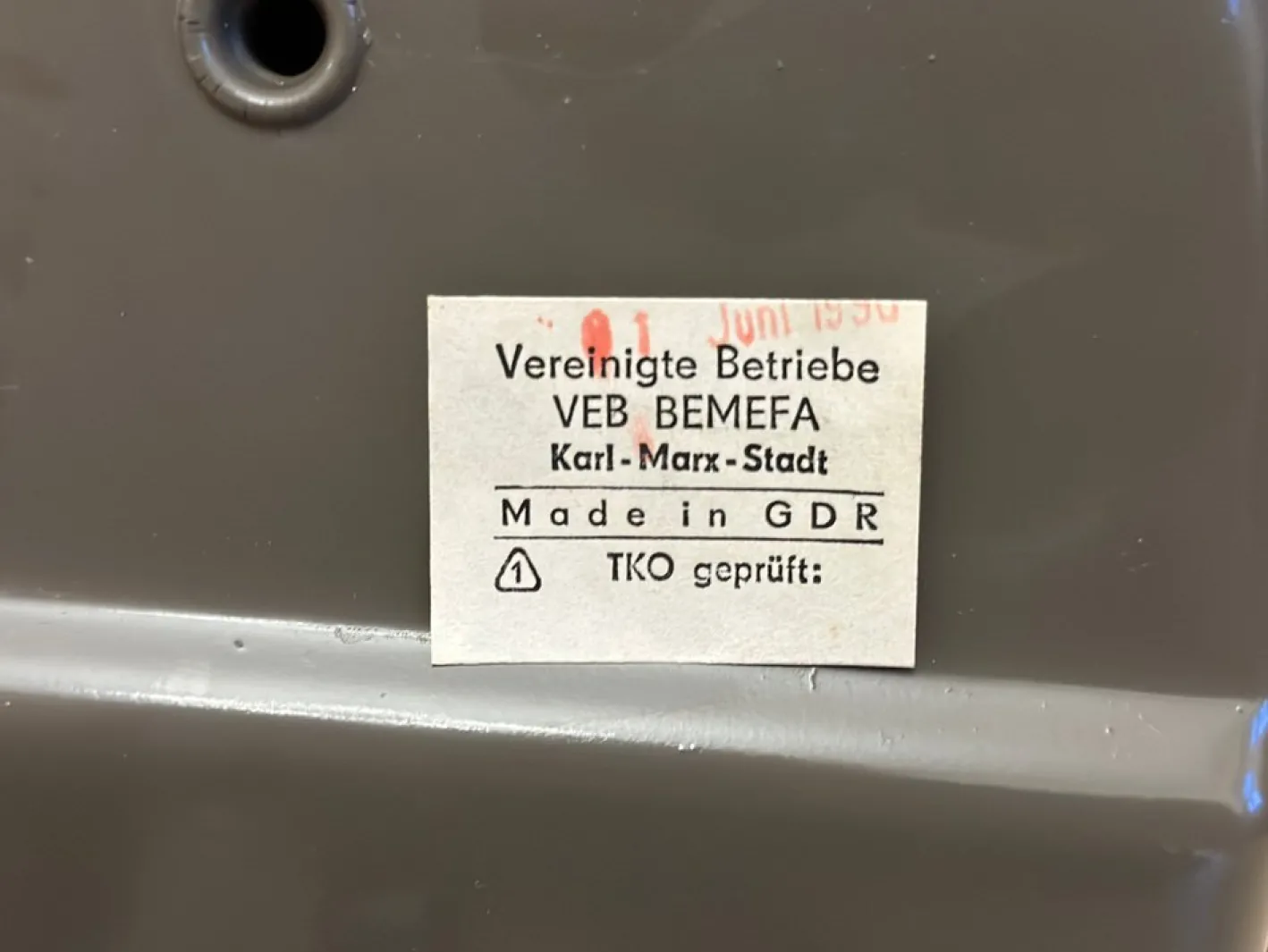 Schreibtisch-Drehstuhl von Bemefa, Deutsche UdSSR, 1990er