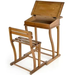 Schulschreibtisch aus Holz von Jouets Clerc