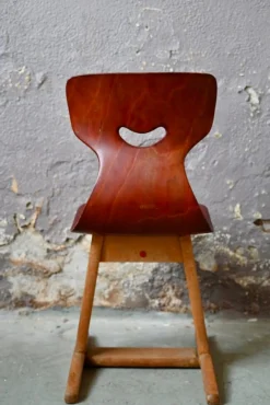 Schulstuhl von Adam Stegner für Pagholz Flöttoto, 1960er