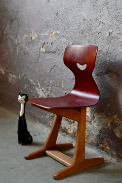 Schulstuhl von Adam Stegner für Pagholz Flöttoto, 1960er