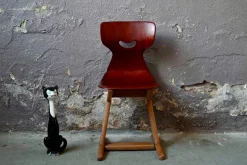 Schulstuhl von Adam Stegner für Pagholz Flöttoto, 1960er