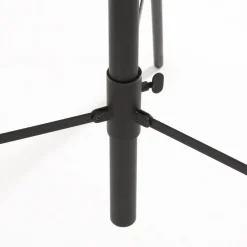 Schwarze Fortuny Stehlampe von Mariano Fortuny für Pallucco