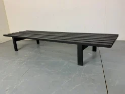 Schwarze Mid-Century Bank von Martin Visser für T Spectrum, 1960er