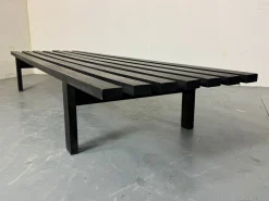 Schwarze Mid-Century Bank von Martin Visser für T Spectrum, 1960er