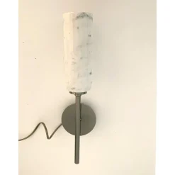 Schwarze Nickel Carrara Marmor Wandleuchten von Simoeng, 2er Set