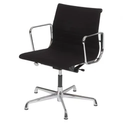 Schwarzer Hopsak EA-108 Stuhl von Charles Eames für Vitra