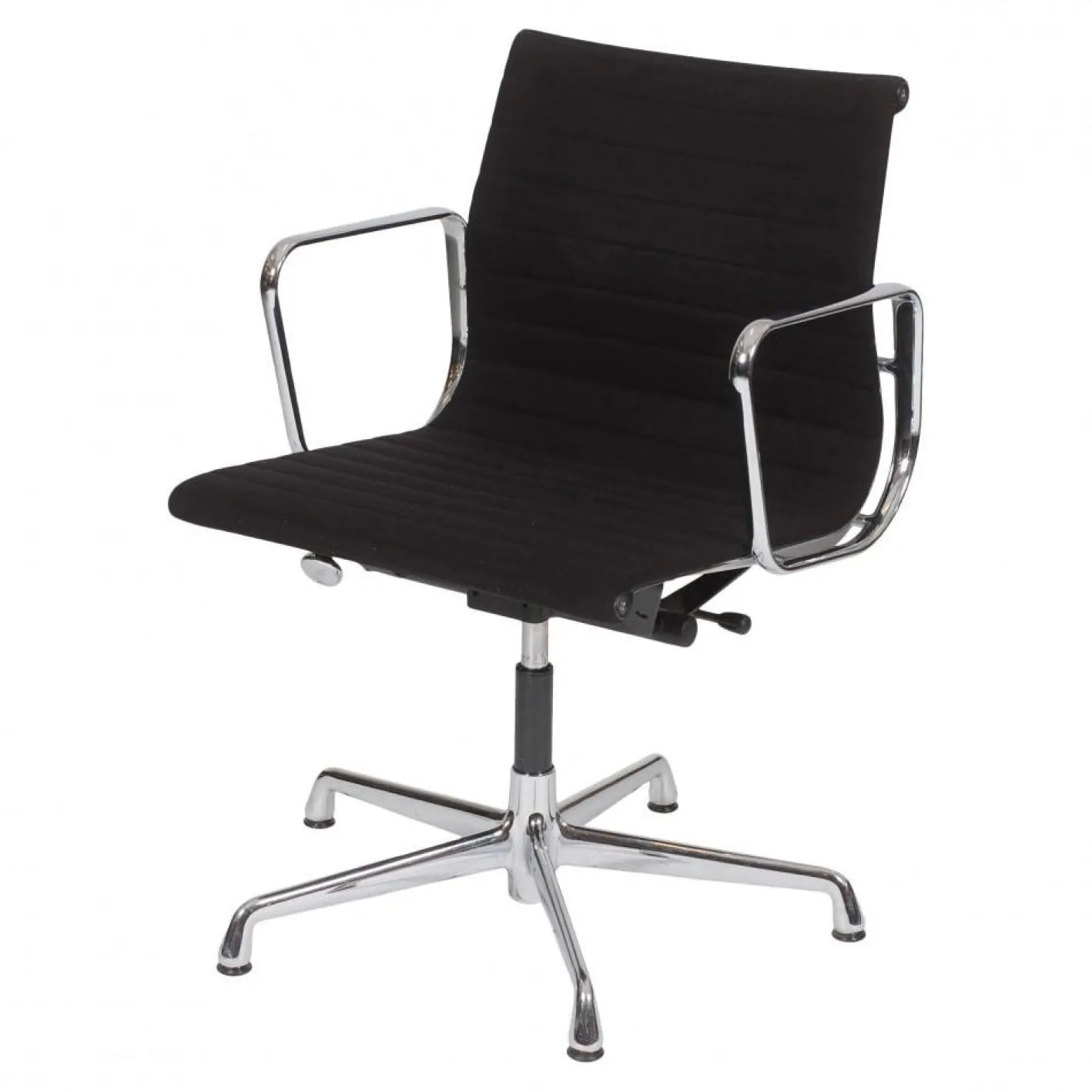 Schwarzer Hopsak EA-108 Stuhl von Charles Eames für Vitra