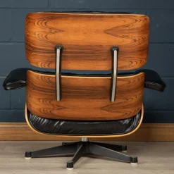 Schwarzer Ledersessel von Mobilier International, 1980er