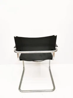 Schwarzer Modell MG5 Centro Studi Schreibtischstuhl von Mart Stam & Marcel Breuer, 1970er