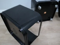 Schwarzer Modularer Componibili 4970 Servierwagen von Anna Castelli Ferrieri für Kartell, 1960er