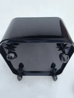 Schwarzer modularer quadratischer Behälter von Anna Castelli Ferrieri für Kartell