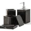Schwarzes Marquina Marmor Badezimmer Set von Fiammettav Home Collection