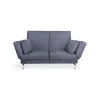 Schwarzes Zwei-Sitzer Sofa von Brühl Moule