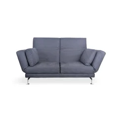 Schwarzes Zwei-Sitzer Sofa von Brühl Moule