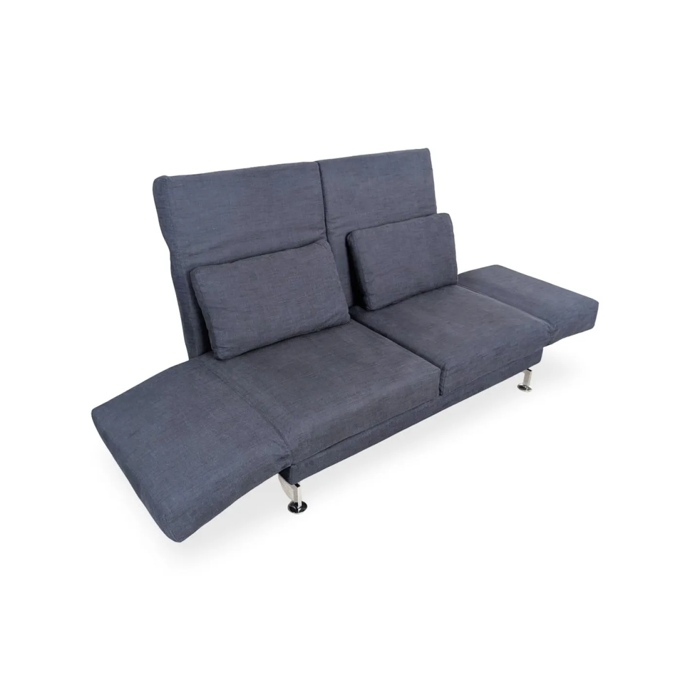 Schwarzes Zwei-Sitzer Sofa von Brühl Moule